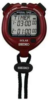 SEIKO SOLAR CHARGER STOPWATCH "SOLAR INTERVAL TIMER" SVAJ103
