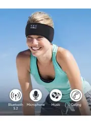 Bluetooth Headband Headphones for Women, Wireless Headband Headphones with HD