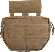 EXCELLENT ELITE SPANKER Tactical Drop Dump Pouch Molle Tool Pouch with Hook & Loop Carrying Kit Bag for Vest Chest Rig