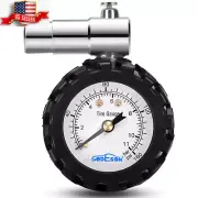 Pressure Tire Gauge Presta Valve Bike Bicycle PSI 160 Schrader with for Air