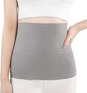 [Generic] Soft Kidney Binder Waistband, Belly Belt for Men, Breathable Stretchy Adjustable Seasons Stomach Abdominal Support Band Wrap, Waist Back Brace Protector Guard for Hospitals Home Offices