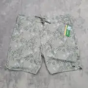 Travis Mathew Shorts Mens 40 Western Way Boardshorts NWT Gray 1MY364 Pockets