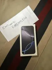 Apple iPhone 16 Pro Max 1TB New Sealed Black Titanium Unlocked