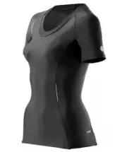 A200 Women's Short Sleeve Compression Top | Black/Black SAVE $$$