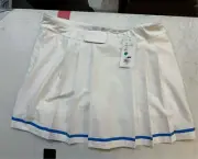 Lady Hogan Golf Women’s 16” White Pleat Skort Ladies Golf Skort $65 Tag (XL)