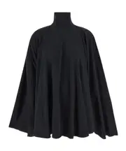 MM6 Maison Margiela Long-Sleeved High Neck Mini Dress S,XL,M Black