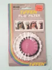 Tiffen 52mm Screw-on Glass Filter FL-D Used to Counter Florescent Green Cast