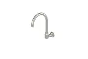 MEIR Harrington Wall Mount Swivel Spout - PVD Brushed Nickel