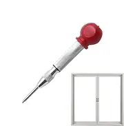 Center Hole Punch | Glasses Window Spring Punch Tool,Heavy Duty Glasses Tool Woodworking Gadget for Metal, Wood, Window, Door