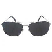 Mont Blanc Mont Blanc MB594S 16A - Shiny Palladium/Smoke by Mont Blanc for Men - 59-15-145 mm Sunglasses
