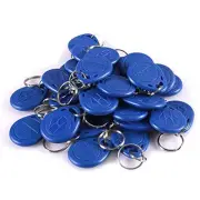 D-FLIFE 100pcs 125KHz RFID Key Fob Proximity ID Card Token Tag Keypad Card fo...
