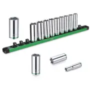 SK 3/8" Drive Socket Set, Deep Metric Sockets, 13-Piece 10-22mm, SuperKrome F...