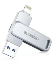 MFi Certified 128GB Photo Stick for iPhone Flash Drive,USB Memory Stick Thumb...