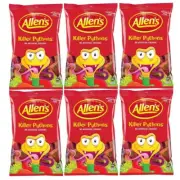 NEW Allen's Pythons Killer Lollies 1kg 6 Pack Bulk