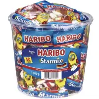 在飛比找蝦皮購物優惠-🇰🇷【露比小店】Haribo 哈瑞寶 迷你綜合水果軟糖 桶裝