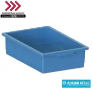 Adrian Steel SBIN120418, Blue Bin, 12"W x 4"H x 18"D
