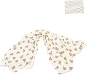 KAILIKETIY Multi Functional Muslin Blanket Soft Breathable Swaddling Quilt Adorable Bear Design for Home Nursery Comforter Versatile Bath Towel Play Mat