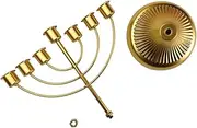 Generic Metal Candle Stand for Table Tall Candle Holders for Pillar Candles Decorative Hebrew Candle Holder for Home
