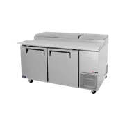 Turbo Air 2 Door Pizza Prep Fridge - CTPR-67SD-TA