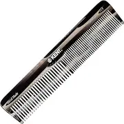Kent 16T Graphite Fine Tooth and Wide Tooth Comb for Daily Grooming, Handmade Styling Comb for All Hair Types, Styling and Detangling Combs for Men and Women