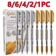 1-8X Drawing Pen Acrylic Paint Highlights Metallic Permanent Marker Epoxy Resin