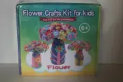 Flower Crafts For Kids Set Button Felt Bouquets