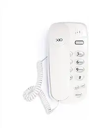 Old Style Wall Phone-Freely Adjust The Volume Landline Phone, Classic Retro Design Landline Phones for Home, Wall Phones for Landline, Suitable for Living Room, School, Home, Office(White)