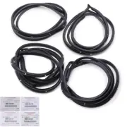 Set 4 Door Weatherstrip Seal Fits Mitsubishi L200 Triton 2006 2014 (for: Mitsubishi)