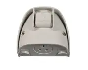 CLIPSAL WSC227/15-GY - Single Weatherproof Power Point 15amp IP53