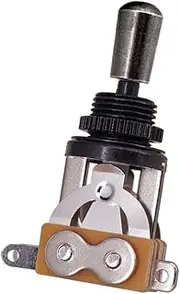 3 Way Short Straight Guitar Toggle Switch Pickup Selector with Brass Hat Compatible with Gibson Les Paul LP SG Electric Guitars BBZY