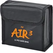 XBERSTAR Battery Bag, Fireproof Explosion-Proof Lipo Battery Safe Bag Sleeve Lipo Battery Guard Pouch Sack Charging Protection Bags for DJI Mavic Air 2S/Mavic Air 2 Accessories