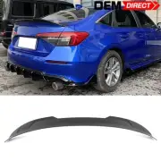 Fits 22-25 Honda Civic 4Dr FE Competion Style Trunk Spoiler Lid Matte Black ABS (for: Honda)