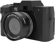 VELATEMOR 4K30 Video Camera for Vlogging with 180° Flip Screen & 48MP Photo, WiFi Digital Camera Webcam for Beginners/Travel - 2 Batteries & Microphone Full Kit