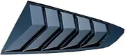 Compatible for Ford Mustang 2015-2021 Sporty Fighting Style Rear Window Side Window Shutter Spoiler Vent Cover Trimming Body Kits(Glossy Black)