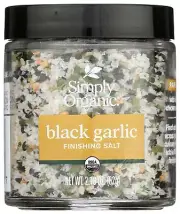 Simply Organic Black Garlic Finishing Salt 2.19 oz (Pack Of 6)