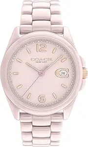 [Coach] Women's Greyson 14503926 Quartz Watch, Blush, 36 mm Case Diameter