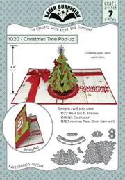 Karen Burniston Christmas Tree Pop-Up Die