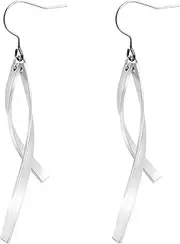 [TGNEL] Titanium Earrings Hoops Openwork Filigree/Infinity/Plain/Oval Hoop Teardrop Bohemian Hammered Dangle Earrings for Women, Simple Fashion Lightweight Drop Earring Pure Titanium Earrings Hypoallergenic for Sensitive Ears