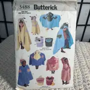 Butterick 3488 UNCUT Childrens Bath Accessories Sewing Pattern One Size