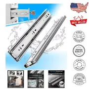 Full Extension Drawer Slides Set - 5 Pairs 10 Inch Ball Bearing Slides, 100 lb