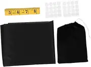 [Levemolo] 1 Set Portable Blackout Curtain Window Shade for Full Sunlight Blockage for Nursery Bedroom Office Travel Use Includes DIY Cuttable and Dots