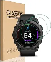 [3 Pack] for Garmin Epix Pro (Gen 2) 51mm Screen Protector, 9H Hardness Scratch Resistant Tempered Glass Protective Film Cover for Garmin Garmin Epix Pro 51mm