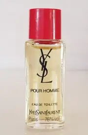 YVES SAINT LAURENT HOMME ✱ VTG Eau Toilette Miniature Perfume (7ml. = 0,24 oz.)