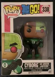 Funko Pop! DC Heroes Teen Titans Go! Cyborg as Green Lantern #338