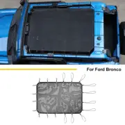Sun Shade Mesh Bikini Soft Top Sunshade UV Protection for 21+ Ford Bronco 2Door