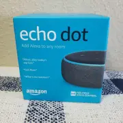 Amazon Echo Dot 3rd Generation Smart Speaker Charcoal NIB SEALED