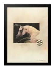 Fairchild Paris Hermes White Horse Wall Art