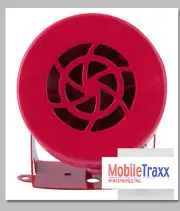 110dB 12V Metal Automotive Siren - 2 wire hook-up