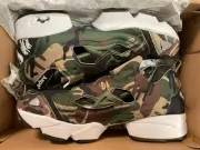 REEBOK INSTAPUMP FURY AAPE BY A BATHING APE SZ 12 CAMO V53879 BAPE