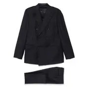 [Caruso] Caruso Double-breasted Wool Suit 48 IT BLUE